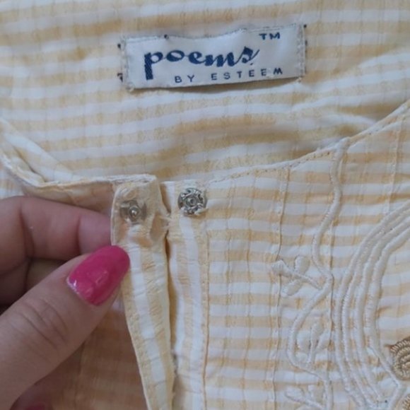 Vintage Embroidered Cottagecore Dress - Picture 10 of 14